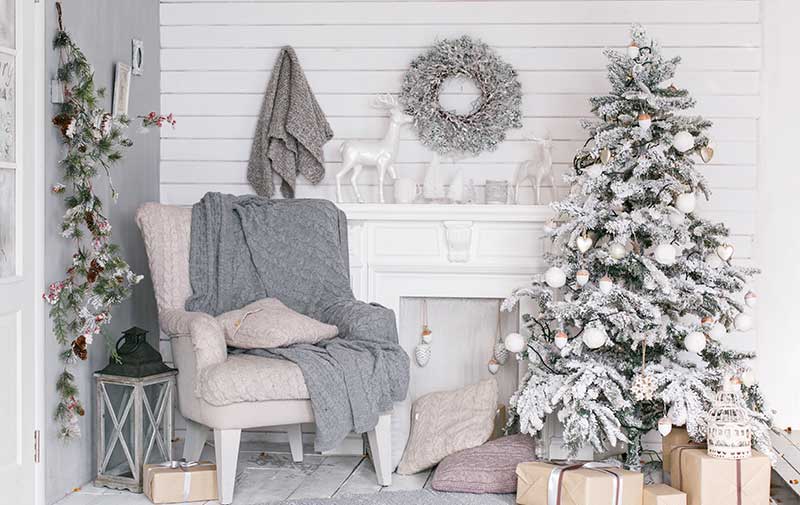 estilo-decorativo-blanca-navidad Estilo decorativo para navidad blanca