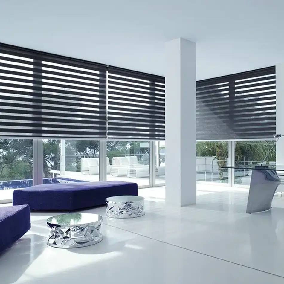 Sheer Elegance instaladas en una oficina moderna